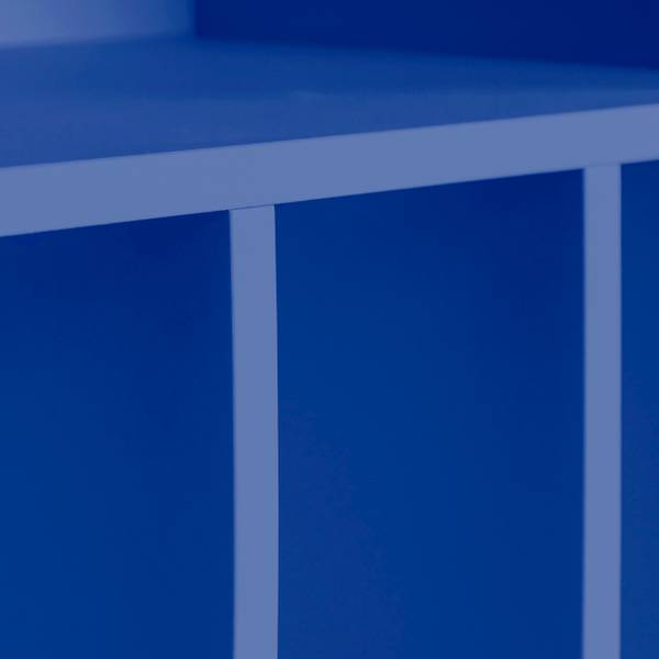 Schrank für Schallplatten BOWIE Blau