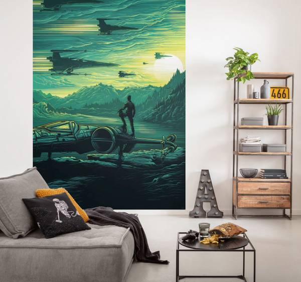 Fototapete 612083 Grün - Papier - 200 x 280 x 200 cm