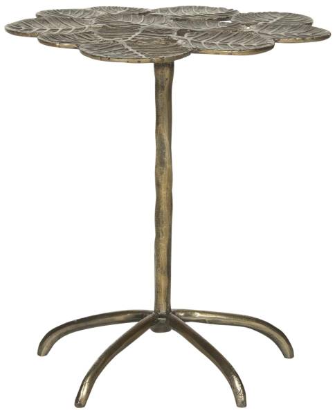 Akzenttisch BEULA Beige - Metall - 47 x 55 x 48 cm