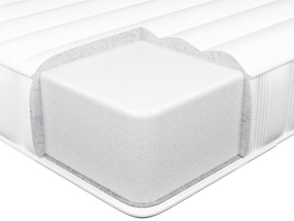 Matratze CLEVER GROW Weiß - 90 x 10 x 130 cm