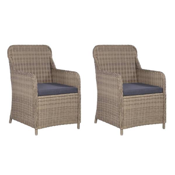 Garten Essgruppe  44149 (3-teilig) Braun - Polyester - Stahl - 50 x 60 x 50 cm