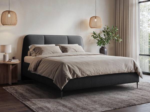 Polsterbett Oasis Schwarz - Liegefläche Länge: 160 cm