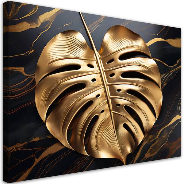 Wandbild monstera-blatt glnzend kaufen | home24