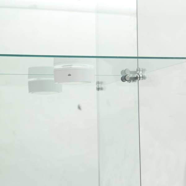 Glasvitrine DR-GQ01 Weiß - Glas - 36 x 164 x 42 cm