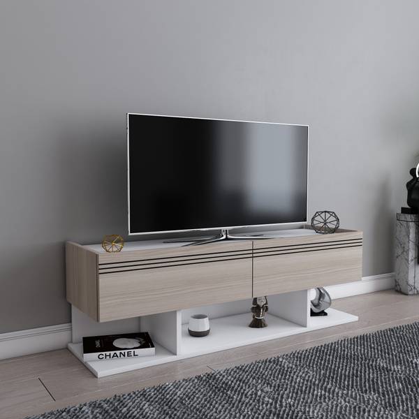 TV-Lowboard Kase Eiche Hell