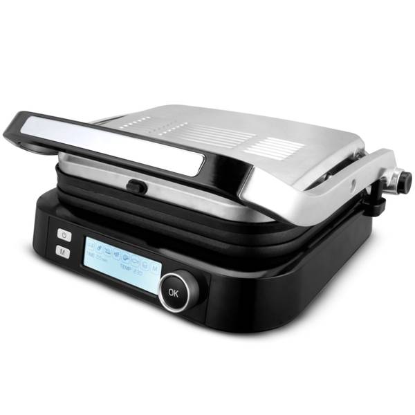 Kontaktgrill 2100 Schwarz - Metall - 34 x 18 x 38 cm