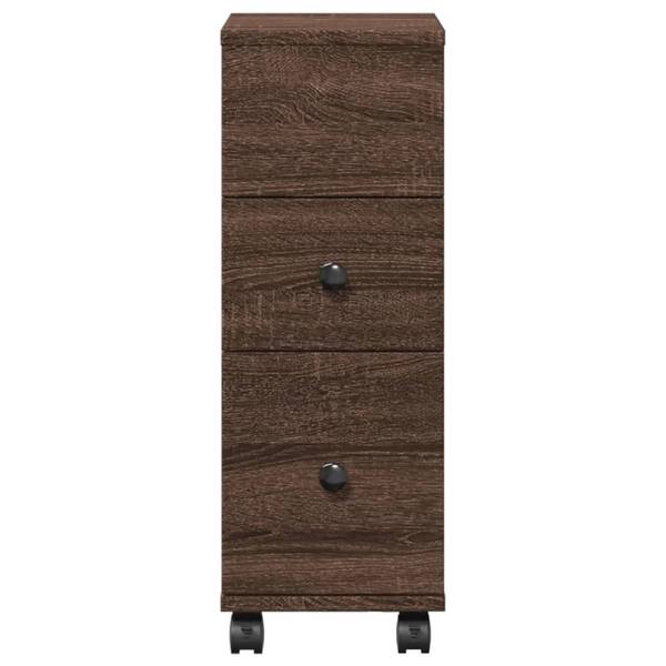 Badezimmerschrank schmal 3043020 Dunkelbraun