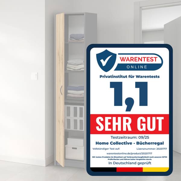 Mehrzweckschrank Melvin Braun - Grau - Massivholz - 35 x 180 x 40 cm