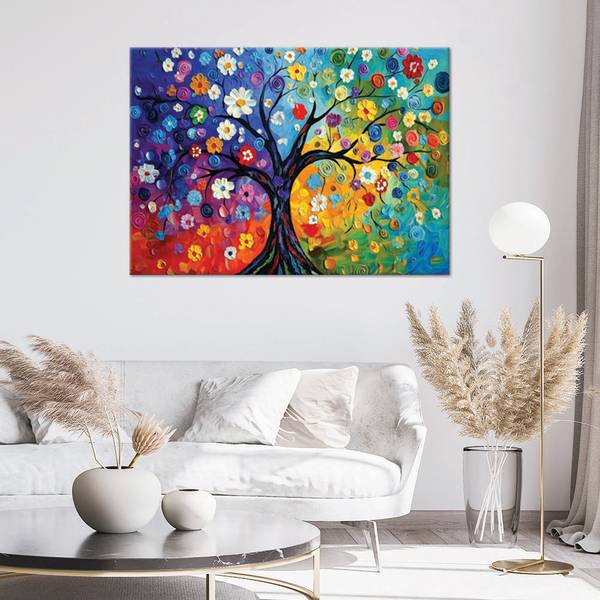 Wandbild Baum 100 x 70 cm