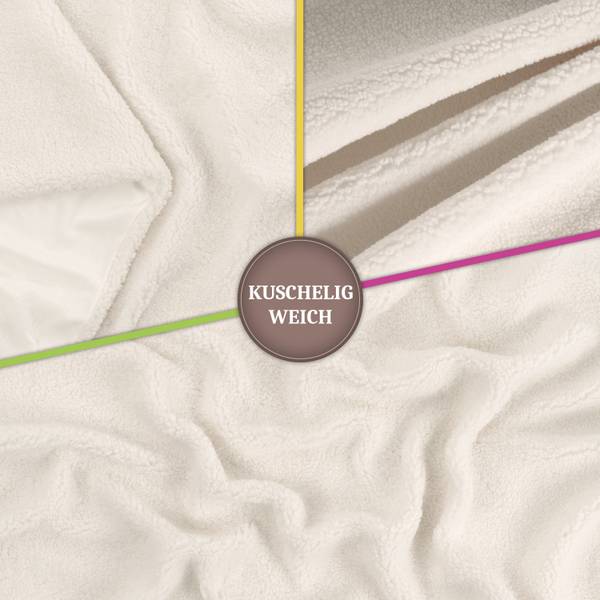 Kuscheldecke Teddy 200 x 240 cm