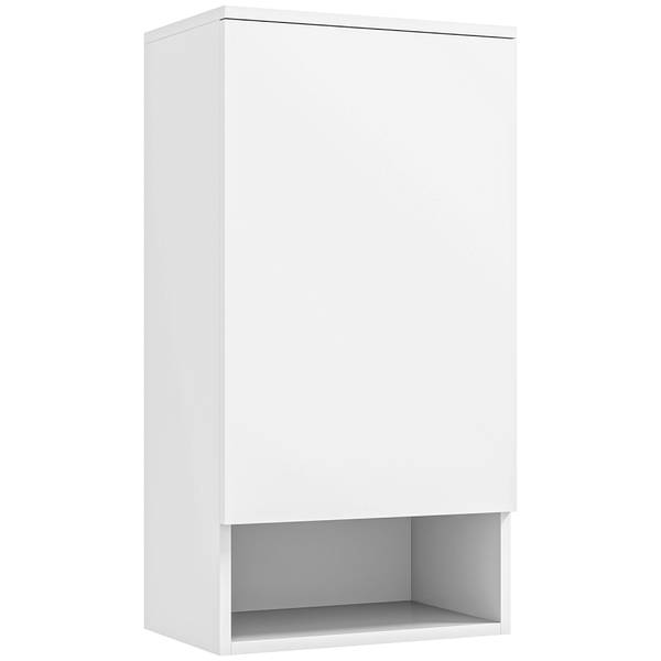Wandschrank 834-777V90WT Weiß - Holzwerkstoff - 27 x 77 x 40 cm