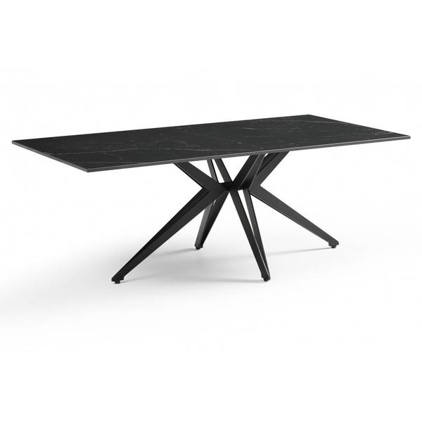 Table basse céramique INDIANA 06 Noir - Céramique - 120 x 45 x 60 cm
