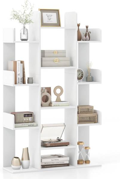 Bücherregal ON32790ITDE Weiß - Holzwerkstoff - 25 x 141 x 86 cm