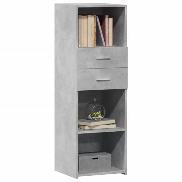 Highboard DE1373 Grau - Holzwerkstoff - 40 x 124 x 43 cm
