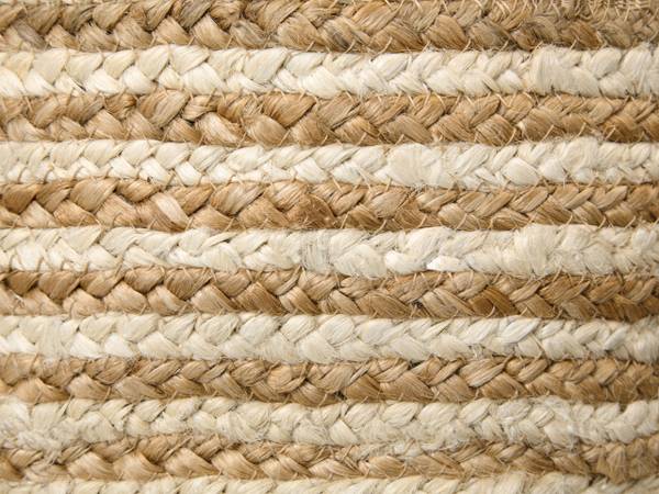 Badezimmerschrank KAHU 3-tlg Beige - Blau - Naturfaser - 20 x 13 x 20 cm
