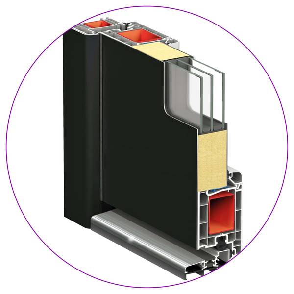 Porte d'entrée 3003743 Anthracite