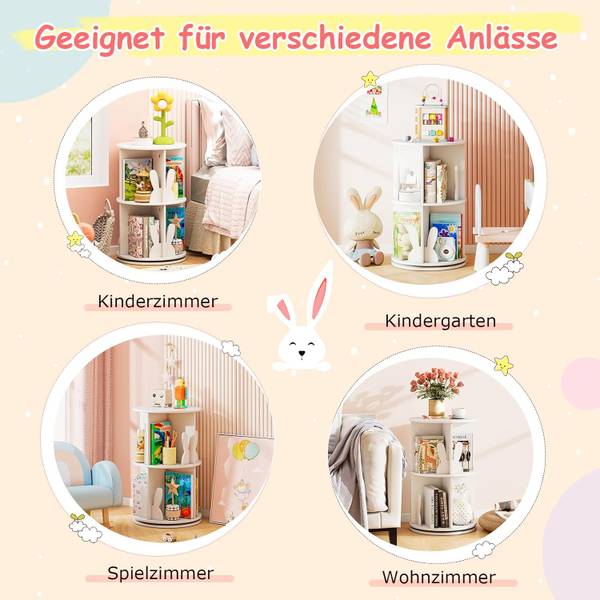 Bücherregal FB32584ITDE Weiß