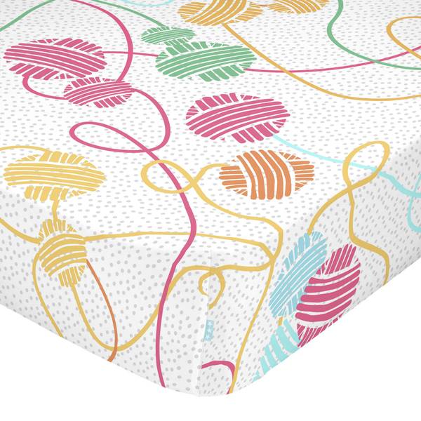 Cat & mouse Spannbetttuch Textil - 4 x 90 x 200 cm