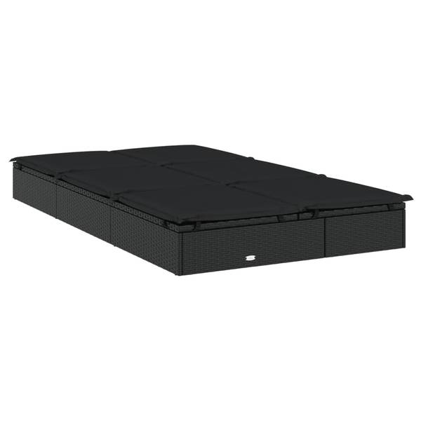 Sonnenliege 3032640 Schwarz