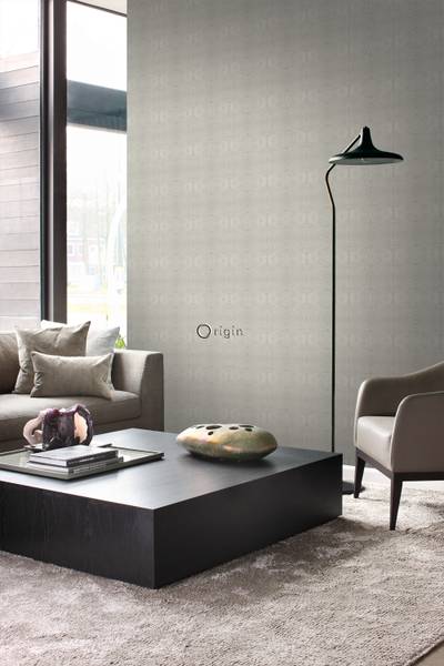 Tapete 347310 Grau - Fleece - 53 x 1005 x 53 cm