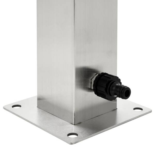 Wassersäule 45453 Silber - Edelstahl - 8 x 95 x 8 cm