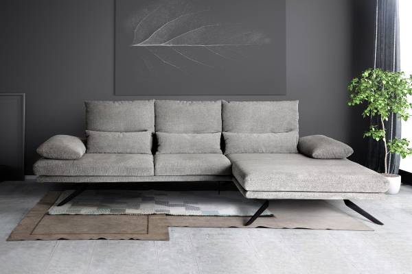 Ecksofa FENICE Armlehne davorstehend rechts - Ecke davorstehend rechts