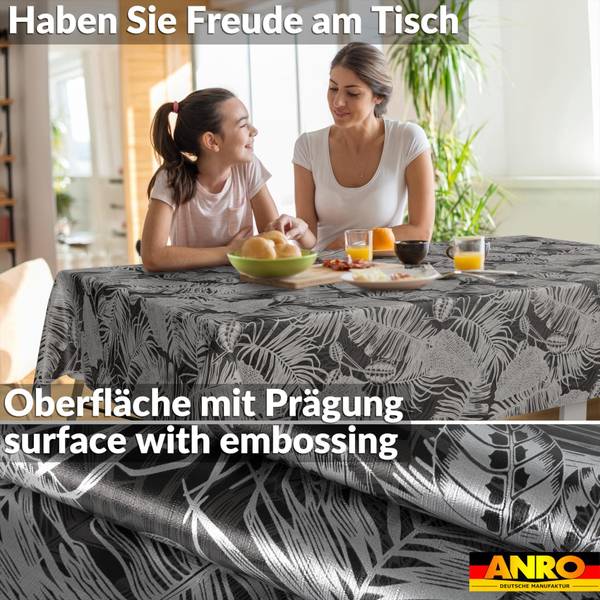 Wachstischdecke Dark-Tropika E 140 x 160 cm