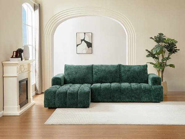 Sofa ohne Schlafmöglichkeit BENOLA Grün
