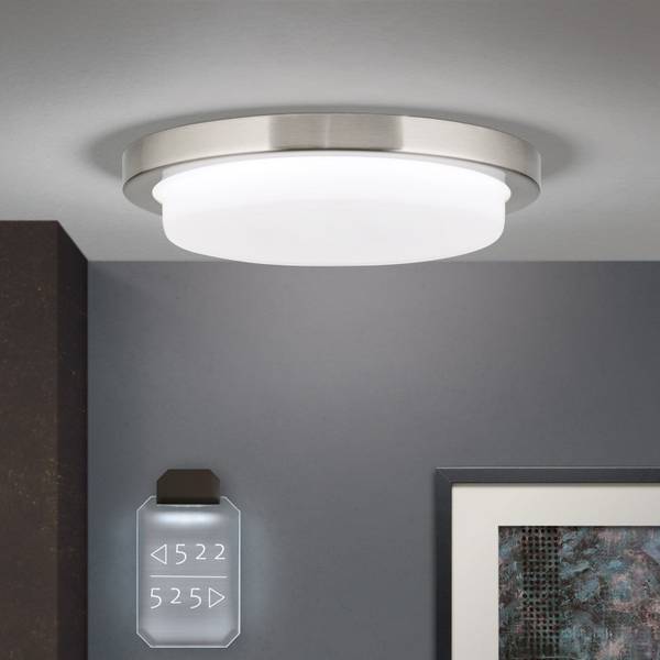 Plafondlamp LEROX zilver