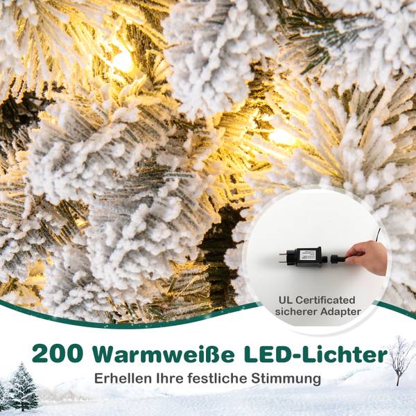 Weihnachtsbaum OY46960 Grün - Kunststoff - 88 x 210 x 88 cm