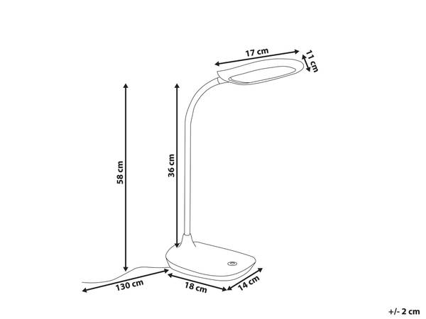 Lampe de bureau HYDRA Noir