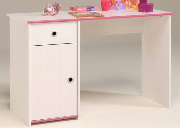 Jugendzimmer Smoozy26 4-teilig Weiß - Holzwerkstoff - 203 x 182 x 95 cm