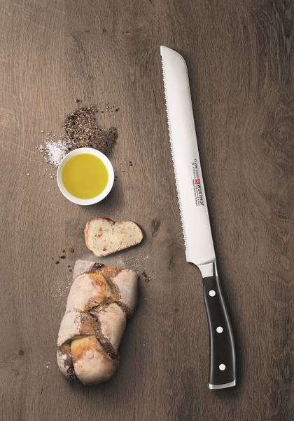 Brotmesser Classic Ikon Schwarz - Naturfaser - 2 x 2 x 1 cm