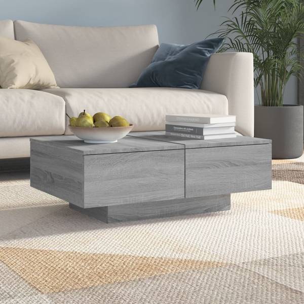 Couchtisch D519 Grau - 60 x 31 x 90 cm