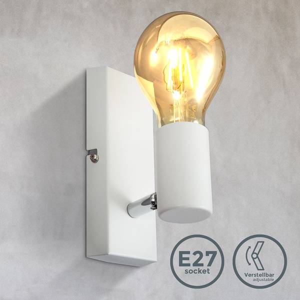 Wandlampe Spot BKL1356 Weiß - ABS - 5 x 11 x 17 cm