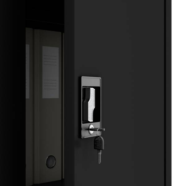 Büroschrank JAN II D600 Schwarz