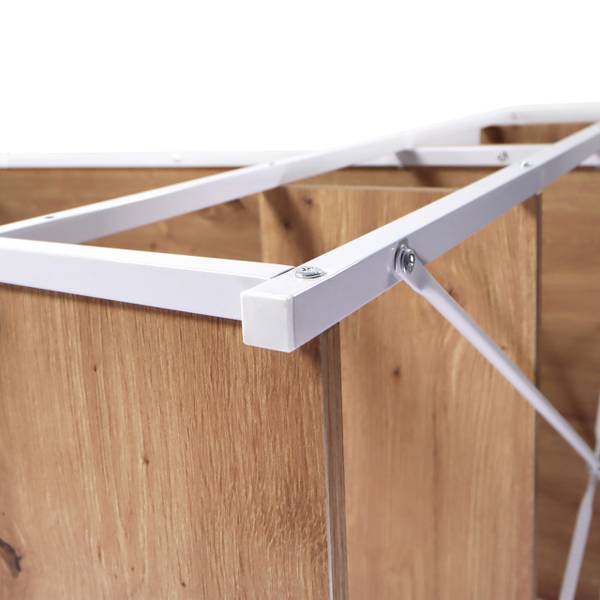 Schreibtisch Easy Up3 Braun - Holzwerkstoff - 60 x 72 x 120 cm