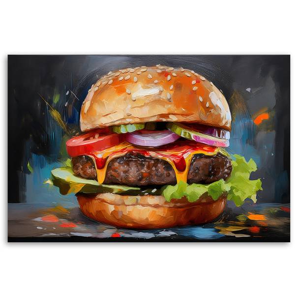 Canvas schilderij Keuken 100 x 70 cm