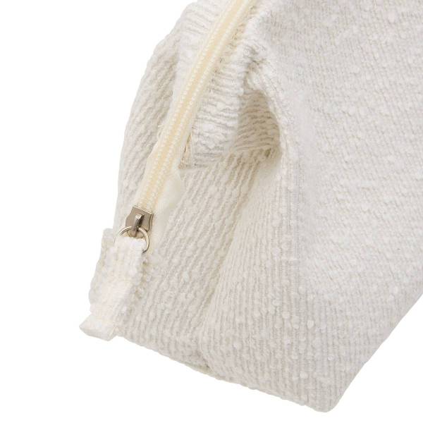 Etui BOUCLETTE Weiß - Textil - 32 x 17 x 11 cm
