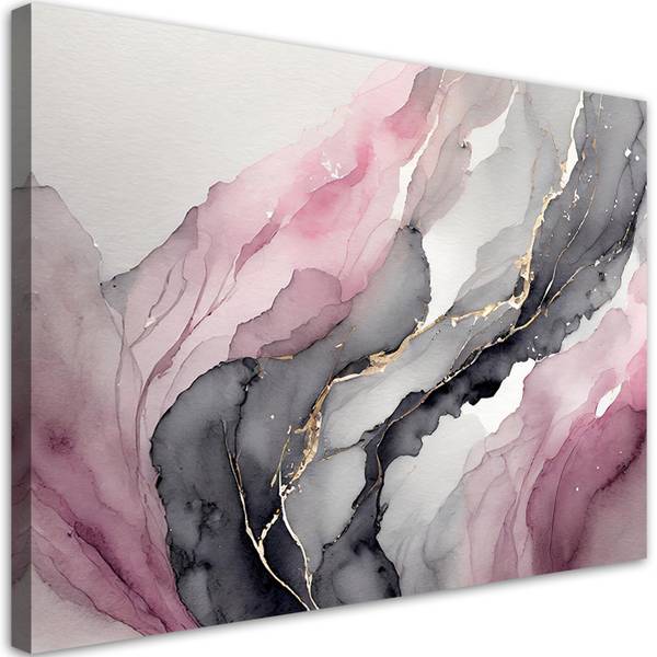 Tableau déco aquarelle abstraction 100 x 70 cm