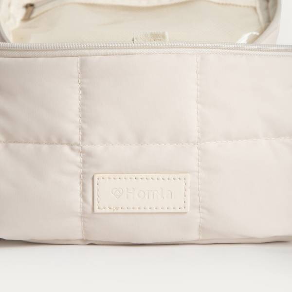 Kosmetiktasche BELARI Beige - Textil - 13 x 13 x 21 cm