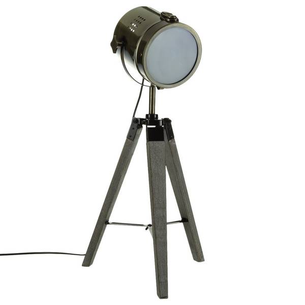 Lampenreflektor aus Metall, braun Braun - Metall - 30 x 60 x 30 cm