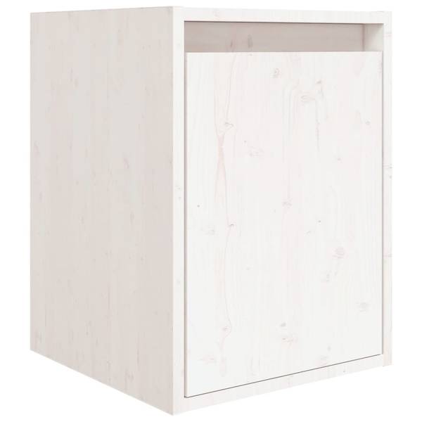 Meuble tv 3013506 (lot de 8) Blanc - Pin - 80 x 35 x 30 cm