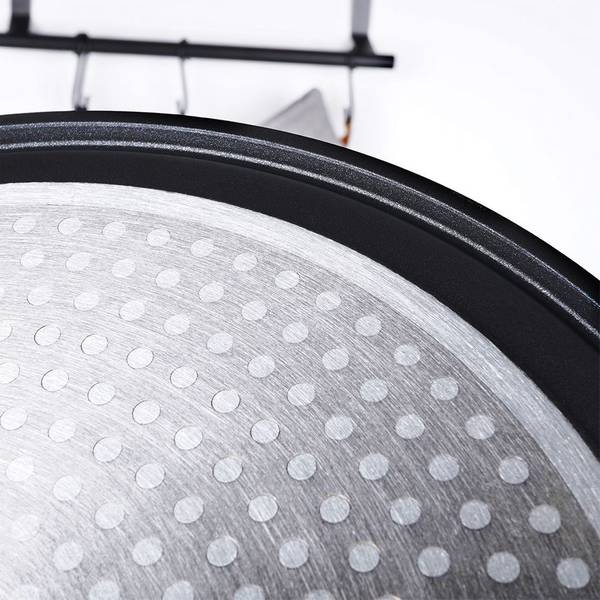 Crepes-Pfanne GRANDE 112933 Schwarz - Aluminium - 27 x 2 x 47 cm