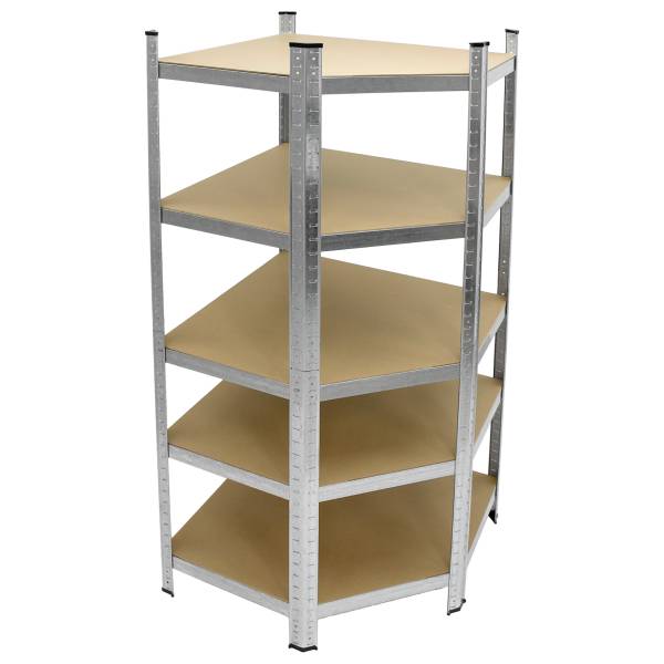 Werkstattregal 180x70x40 cm Silber Silber - Samt - 70 x 180 x 70 cm