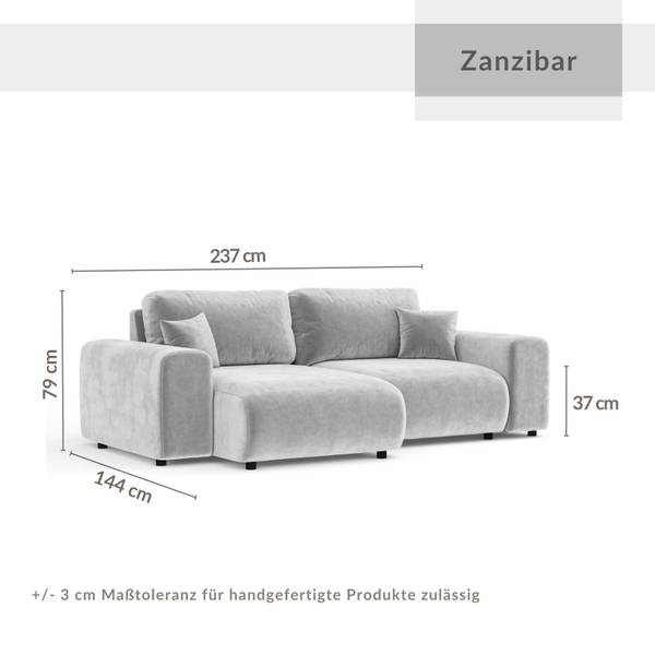 Ecksofa Zanzibar Creme