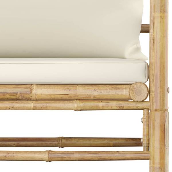 Garten-Lounge-Set 3009675-12 (6-teilig) Braun - Creme - Weiß