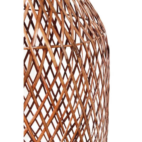 Lampenschirm Bagan Braun - Naturfaser - 35 x 60 x 35 cm