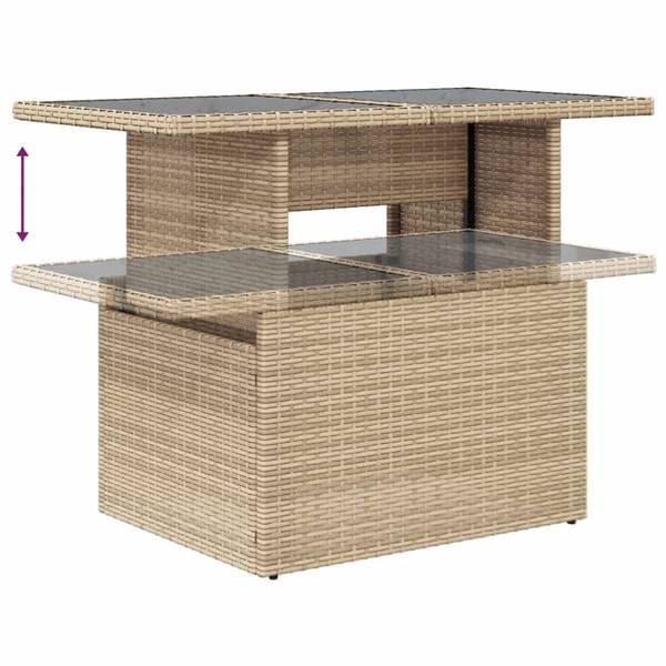 Salon de jardin 3036660 (lot de 6) Beige - Crème