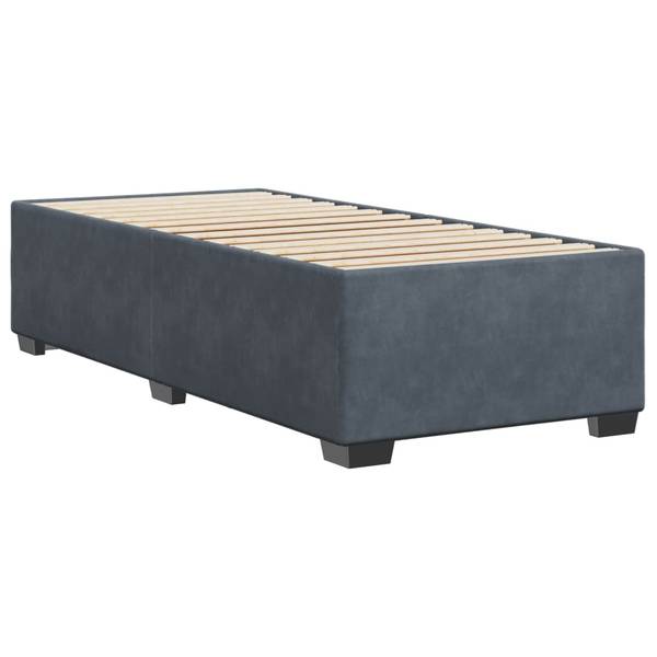 Bettgestell 3038698 Grau - Textil - 90 x 46 x 200 cm